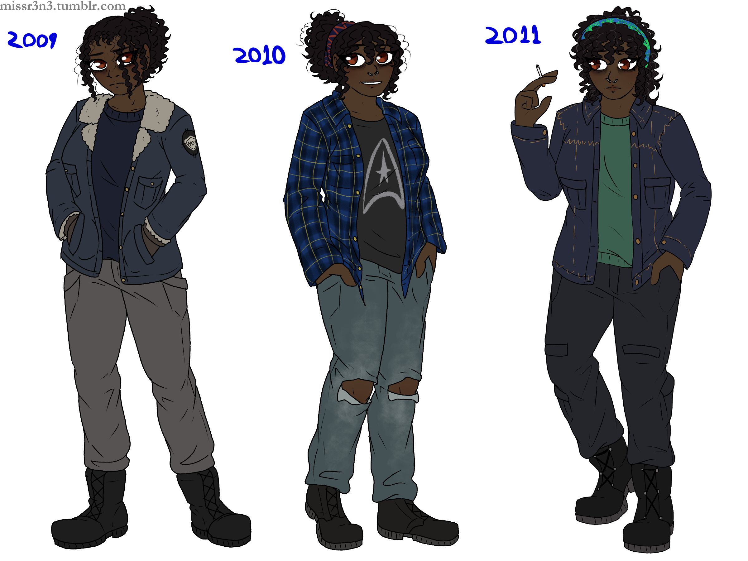 jessie simmons' 2009, 2010, and 2011 designs